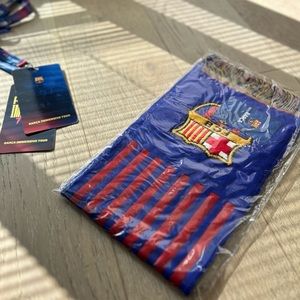 Brand NEW FC Barcelona Authentic Official Licensed Product Soccer Scarf (unisex)